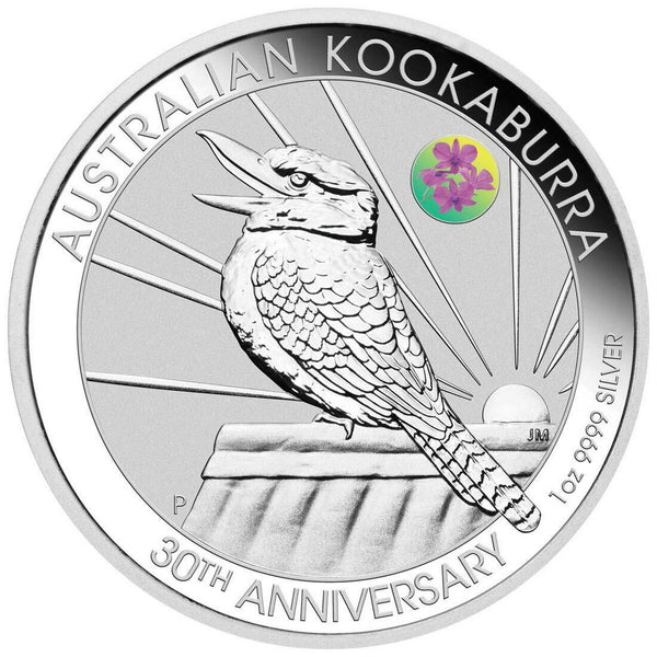 2020 1oz Silver Kookaburra Coin with Floral Privy (Brisbane ANDA)