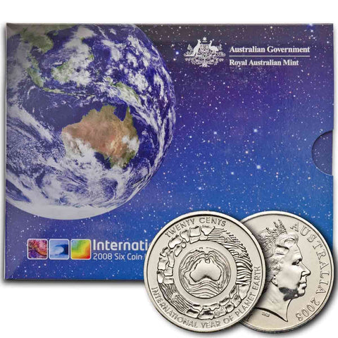 2008 International Year of Planet Earth 6 Coin RAM Mint Set