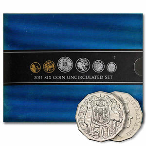 2011 Royal Australian Mint Six Coin Mint Set