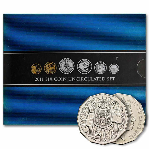 2011 Royal Australian Mint Six Coin Mint Set