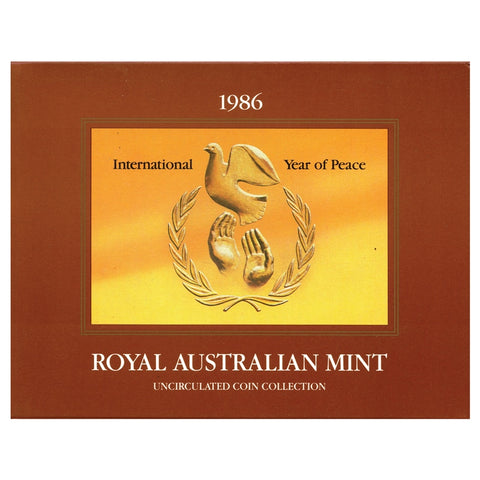 1986 Australia 7 Coin RAM Unc Mint Set