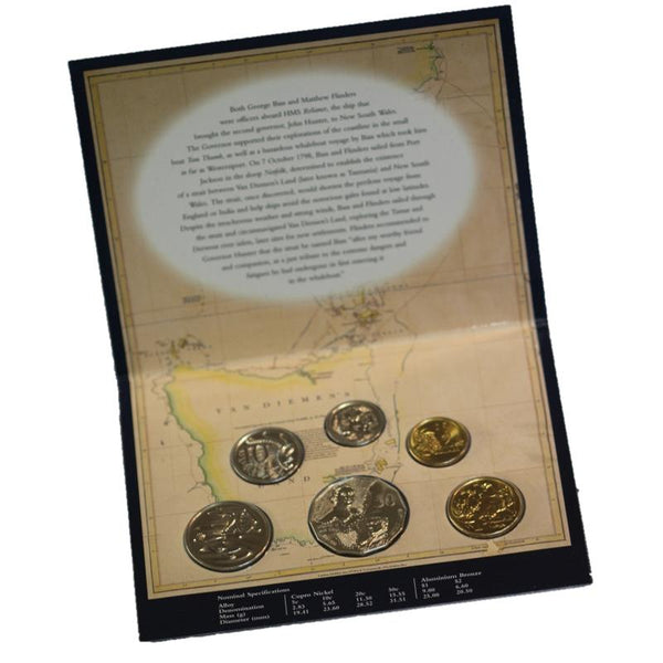1998 Bass and Flinders 6 Coin Mint Set