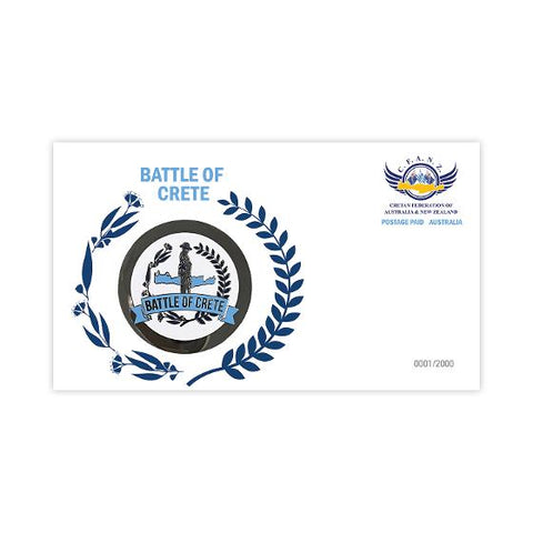 Battle of Crete 80th Anniversary Medallion Cover