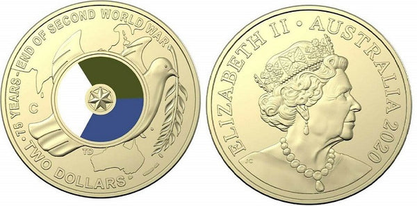 2020 75th Anniversary of the End of WWII $2 'C' Mintmark Uncirculated