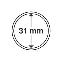 Lighthouse Coin Capsules 31mm (pack of 10)
