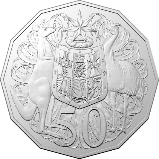 2017 Coat of Arms 50c RAM Roll