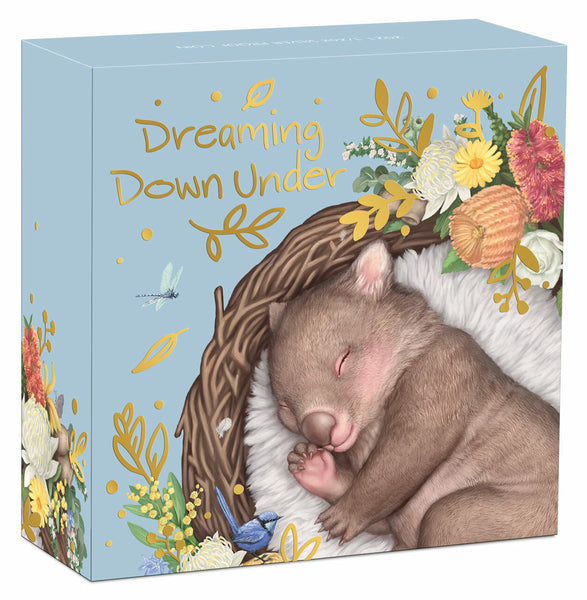 2021 Dreaming Down Under – Wombat 1/2oz Silver Proof Coin