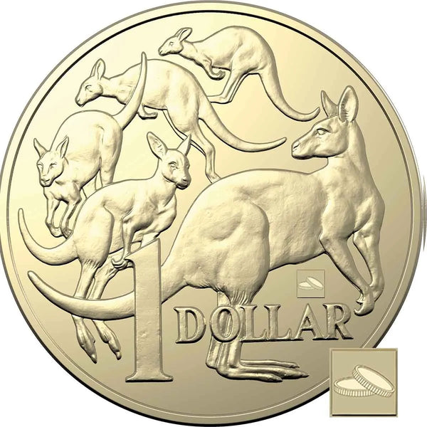 2022 Downies 90th Anniversary $1 Roos 'Coin Stack' Privymark Coin Pack