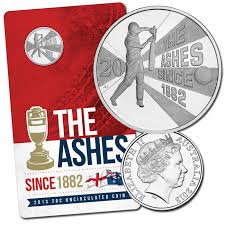 2013 The Ashes Australia vs England 20c Uncirculated Coin