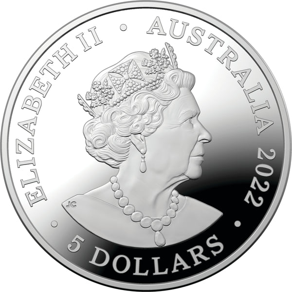 2022 Wallal Centenary - Einstein's Theory $5 Silver Proof Domed Coin