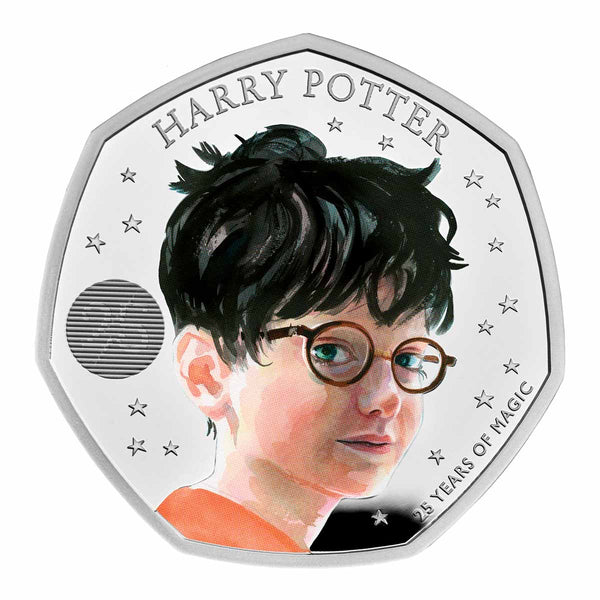 2022 Harry Potter 50p Coloured Silver Proof Coin