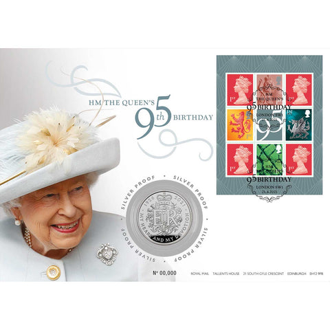 2021 The 95th Birthday of Her Majesty The Queen £5 Coin Oversize PNC