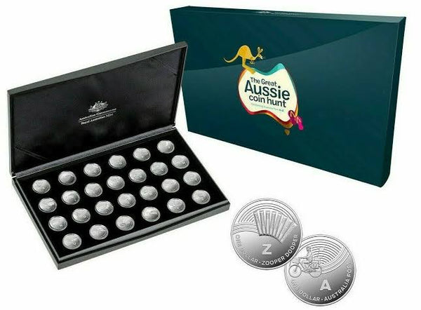 2019 A-Z Great Aussie Coin Hunt 26 Coin Silver Proof Set