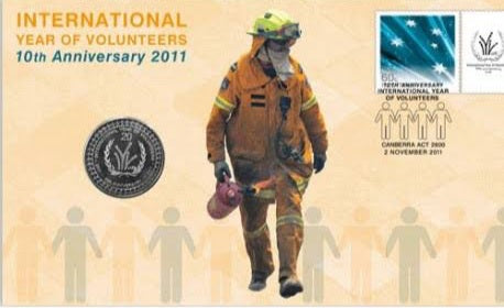 2011 International Year of Volunteers 10th Anniversary 20c PNC