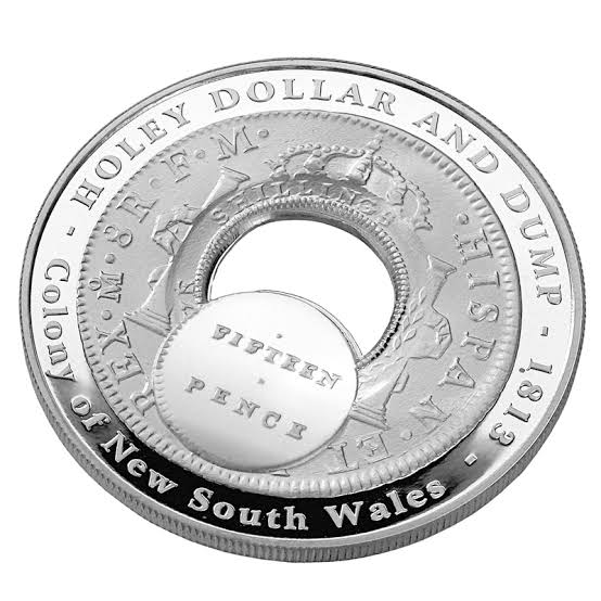 2003 Holey Dollar and Dump Silver Proof Coin