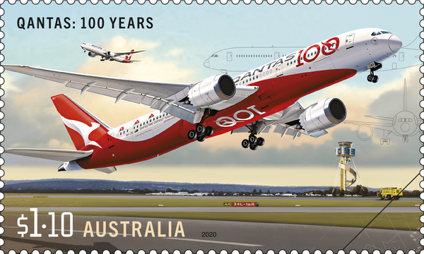 2020 Qantas 100 years Spirit in the Sky Medallion PNC