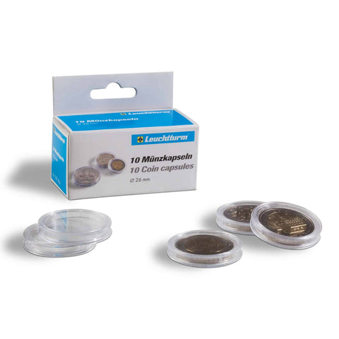 Lighthouse Coin Capsules 32mm (pack of 10)