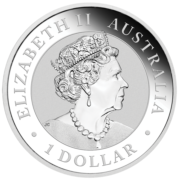 2022 Perth Mint 1oz Silver Kookaburra with Numbat Privy