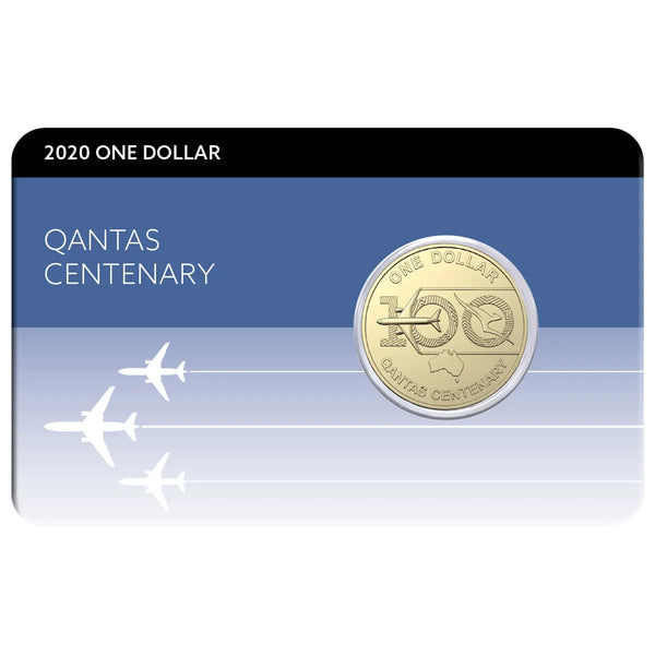 2020 Qantas Centenary $1 Al/Br Coin Pack