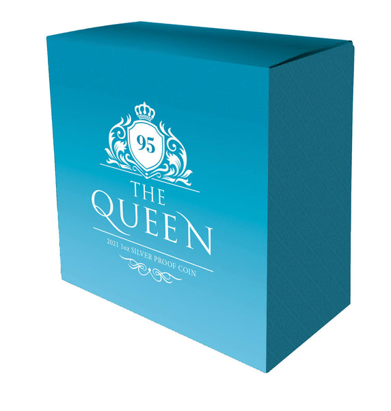 2021 Queen Elizabeth II 95th Birthday 1oz Silver Proof $1 Coin