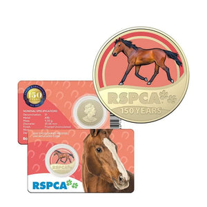 2021 RSPCA Australia 150th Anniversary 'Horse' $1 Carded