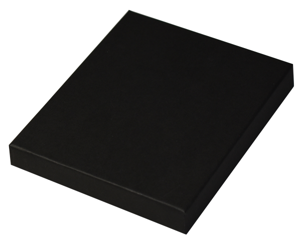 One Slab Paperboard Certified Coin Gift Box

- Black