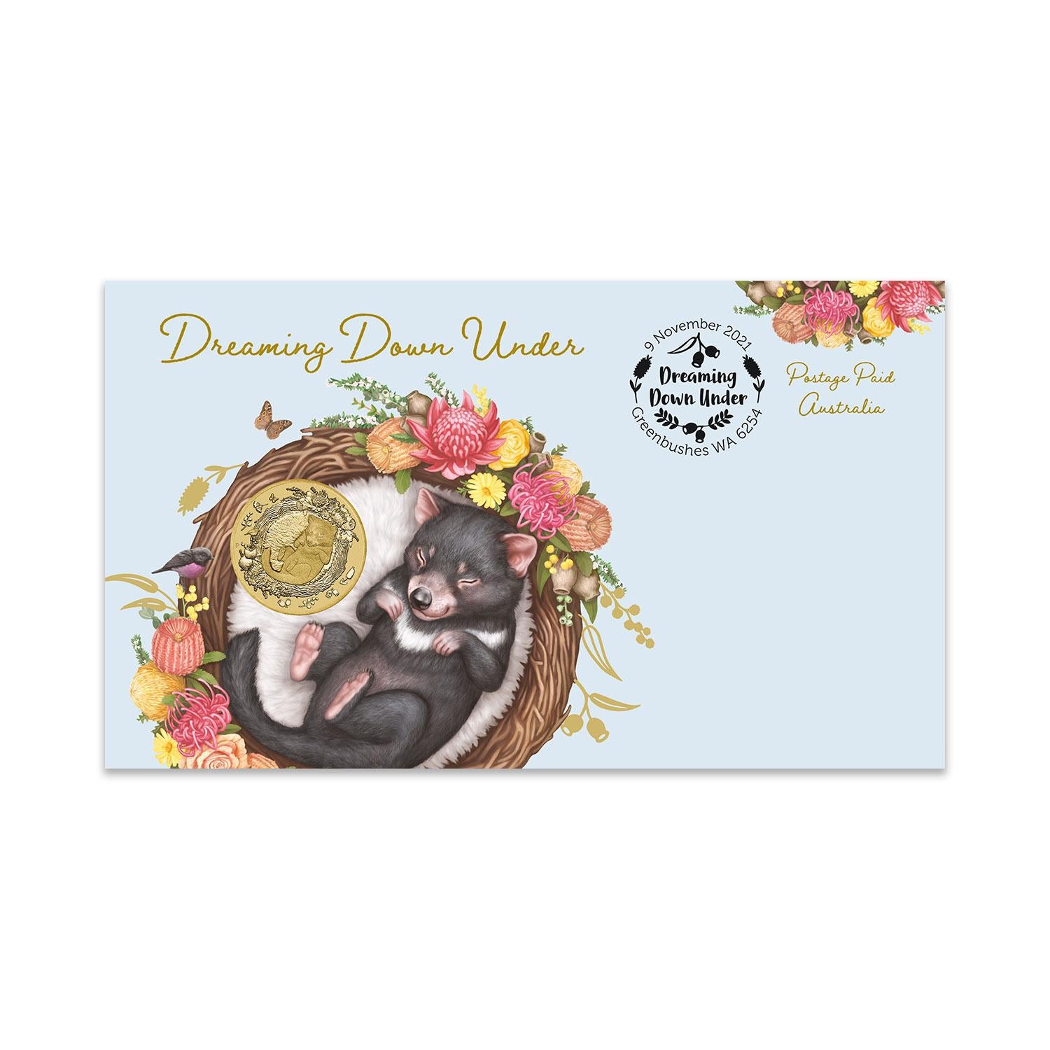 2021 Dreaming Down Under - Tasmanian Devil $1 PNC