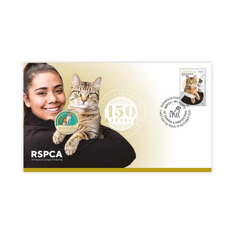 2021 RSPCA 150 Years 'Cat' $1 PNC
