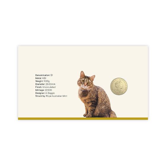 2021 RSPCA 150 Years 'Cat' $1 PNC