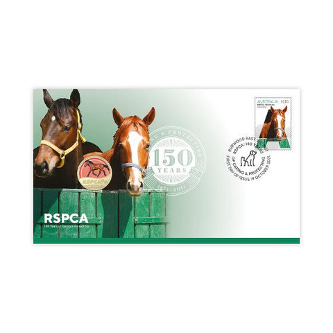 2021 RSPCA 150 Years 'Horse' $1 PNC