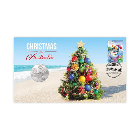 2021 Christmas Island Christmas 50c PNC