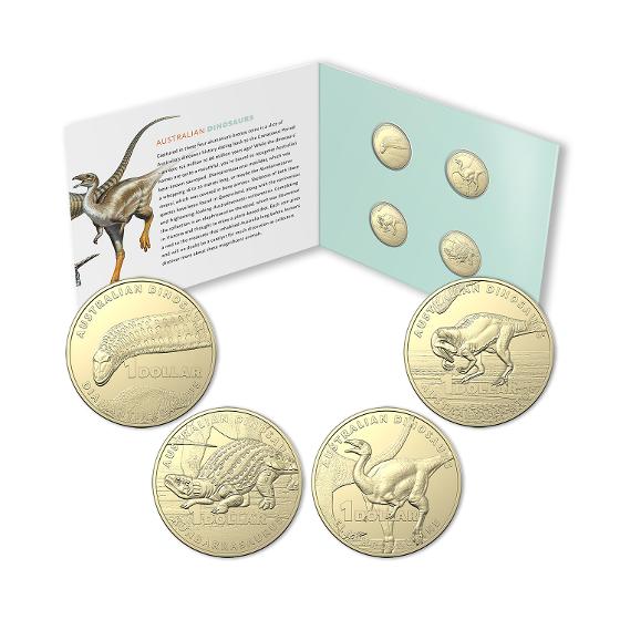 2022 Australian Dinosaurs – Uncirculated Four Coin Collection