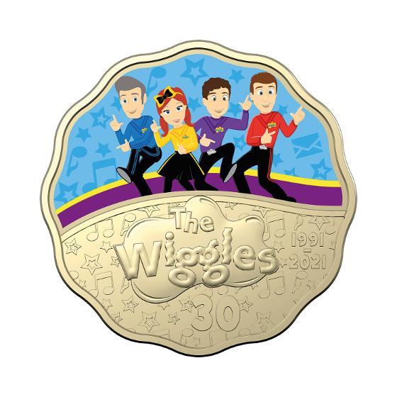2021 The Wiggles Postal Numismatic Cover Set