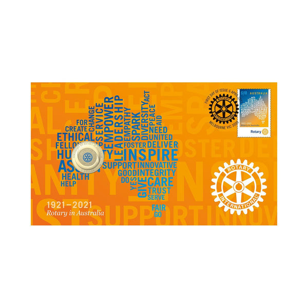 2021 Rotary Australia Centenary $1 PNC