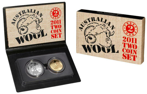 2011 Australian Wool - 2 Coin Proof Set