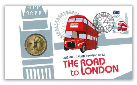 2012 Australian Olympic Team Road to London $1  PNC