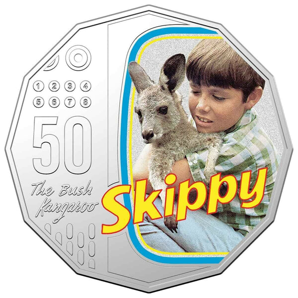 2020 50c Skippy the Bush Kangaroo PNC Melbourne Money Expo ANDA Overprint