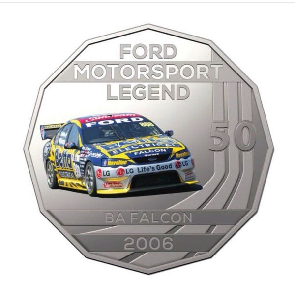 2018 Ford Motorsports Performance 7 Coin 50c Collection in Collector Tin