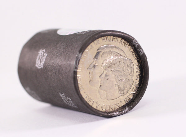 1981 Diana and Charles 50c Cotton & Co Roll
