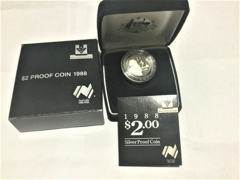 1988 Silver Proof Two Dollar Coin