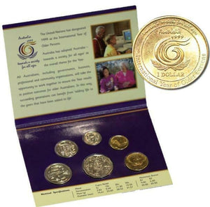 1999 International Year of Older Persons 6 Coin RAM Mint Set