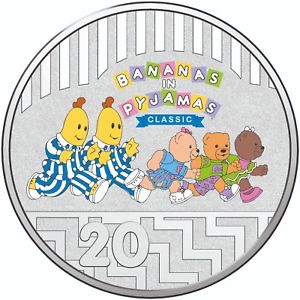 2017 Bananas in Pyjamas 25 Years 2 Coin PNC (5c and 20c Coins)