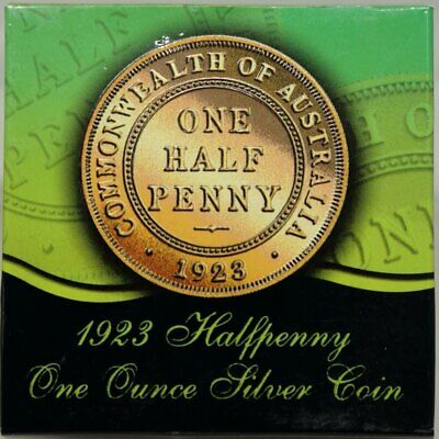 2006 Commemorative 1923 Half Penny Silver 1oz Proof