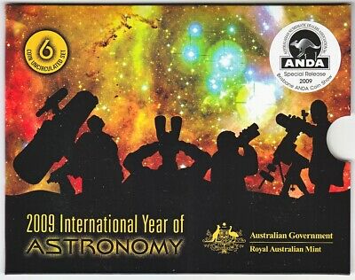 2009 International Year of Astronomy Mint Set ANDA Edition - Brisbane