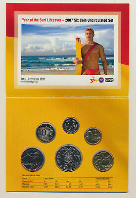 2007 Year of the Lifesaver 6 Coin Mint Set - World Money Fair Berlin