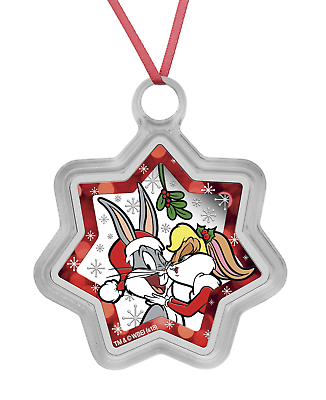 2018 Looney Tunes Christmas Star-Shaped 1oz Silver Proof Coin