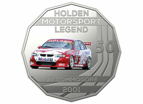 2018 Holden Motorsports Performance 7 Coin 50c Collection in Collector Tin