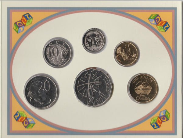 2002 Baby RAM 6 Coin Unc Set (Year of the Outback)