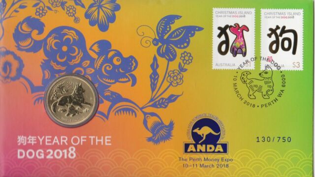 2018 Year of the Dog - Perth ANDA Show $1 PNC