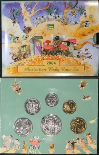 2004 Baby 6 Coin RAM Unc Set